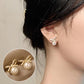 High-end Stylish Zircon Pearl Earrings