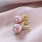 High-end Stylish Zircon Pearl Earrings