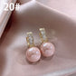 High-end Stylish Zircon Pearl Earrings