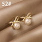 High-end Stylish Zircon Pearl Earrings