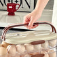 Clear Kitchen Egg Organizer for Refrigerator Side Door