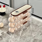 Clear Kitchen Egg Organizer for Refrigerator Side Door