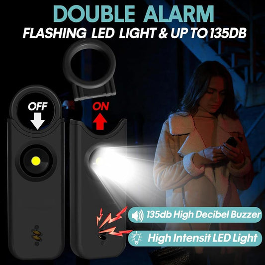 135DB Self-defense Alarm with LED Strobe Light